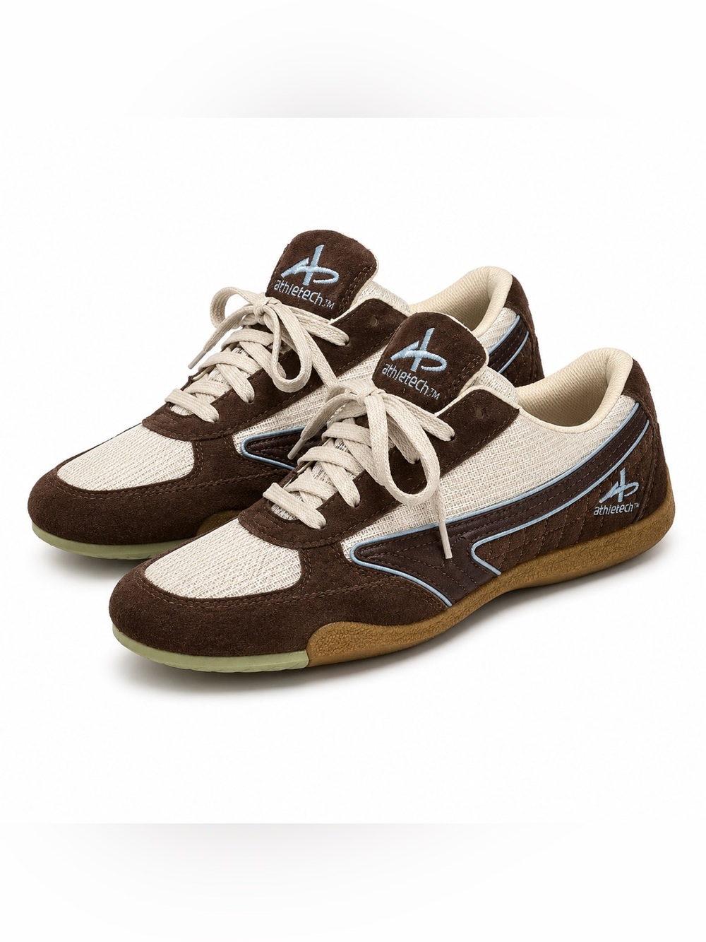 Athletech Brown Suede Retro Sneakers – Women’s Size 10